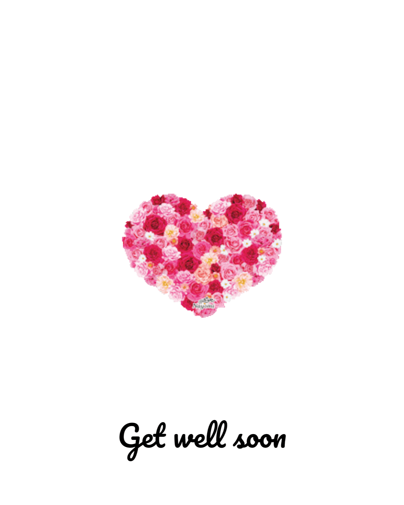 artisitic floral heart