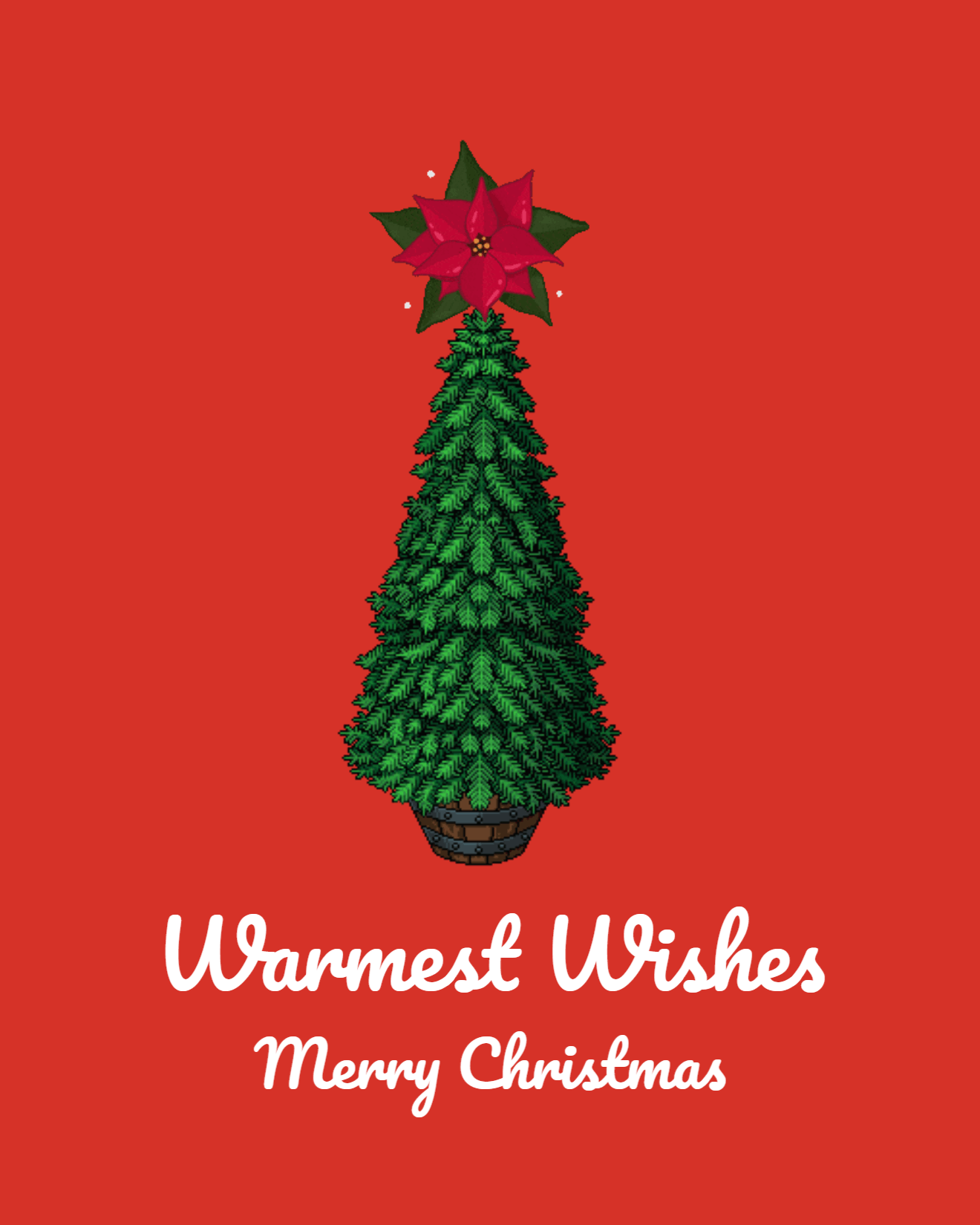 cute christmas tree card